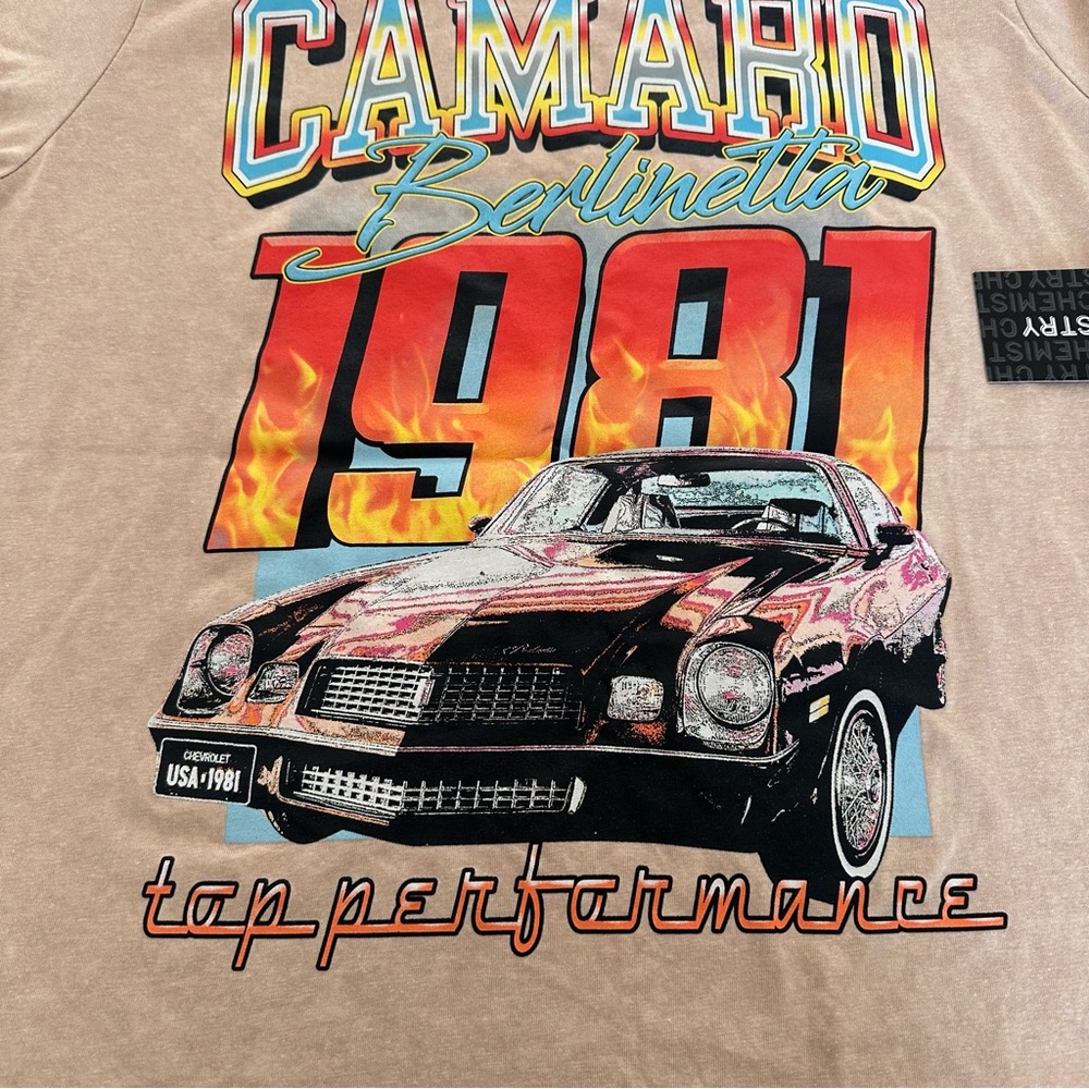 Chemistry Mens Camaro 1981 Berlinetta Graphic T-Shirt - Picture 2 of 5